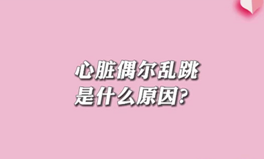 【名醫(yī)面對(duì)面之心臟100問(wèn)】心臟偶爾亂跳是什么原因？